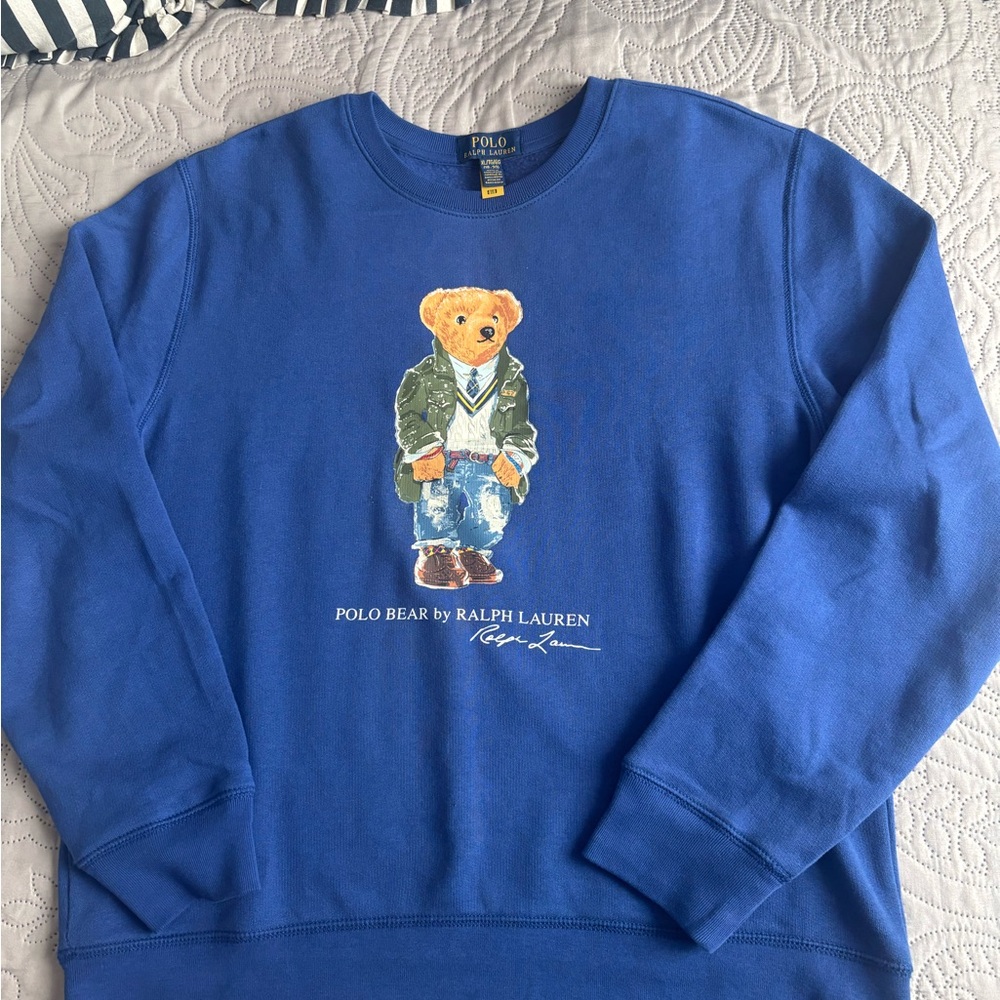 Polo by Ralph Lauren Blue Polo Bear Graphic Sweatshirt